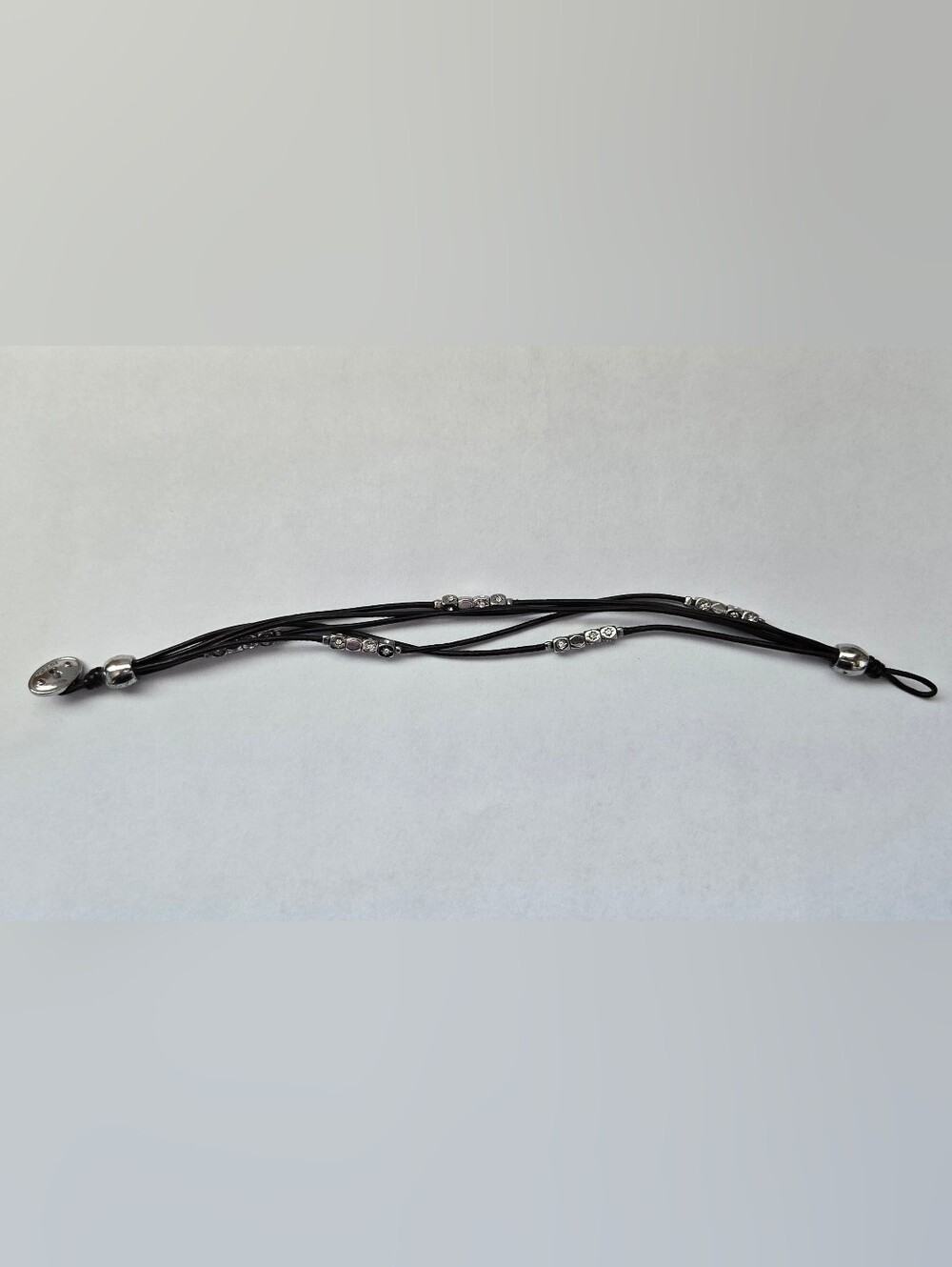 Vintage Fossil Rubber Bracelet